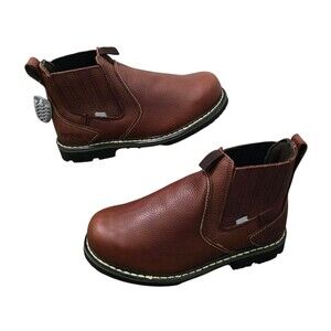 Iron Age Groundbreaker Mens 10.5M Work Safety Boots Met Guard Steel Toe Vibram